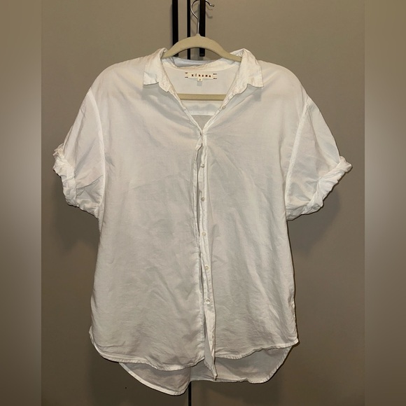 Xirena White Cotton Channing button down Shirt Size small - Picture 8 of 11